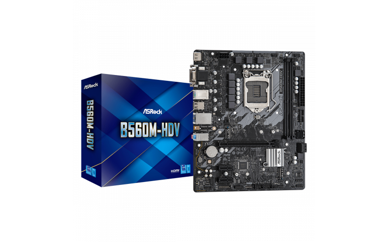 ASROCK B560M-HDV Motherboard                        
                                                        ASRock