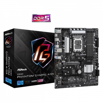 Asrock Z690-PHANTOM GAMING 4 DDR-5 Motherboard                        
                                                        ASRock