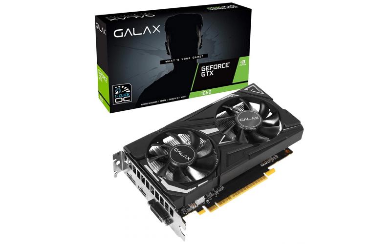 Galax GTX1650 EX OC 4GB DDR-6 Graphics Card                        
                                                        GALAX