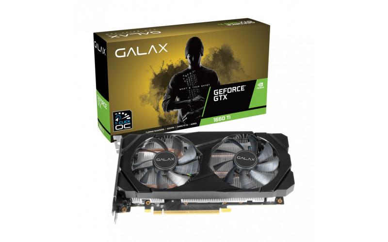 Galax GTX1660TI  6GB DDR-6  1-Click OC  Graphics Card                        
                                                        GALAX