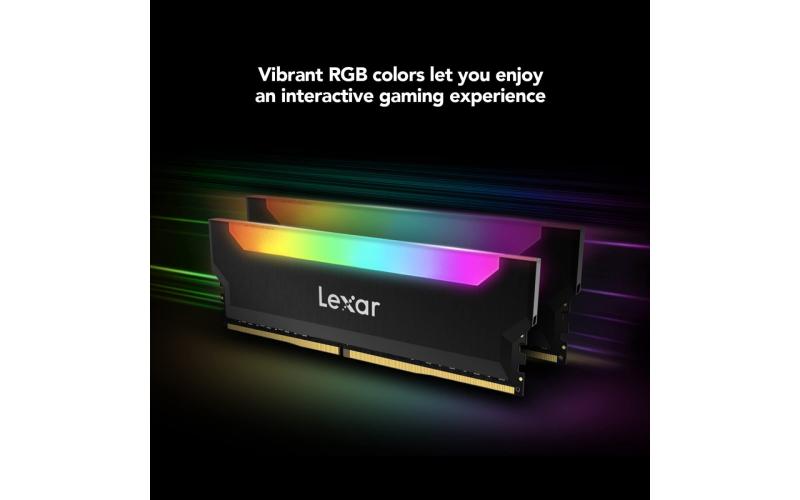 LEXAR Hades 16GB DDR-4 RGB 3600MHz Memory KIT (8GBX2)                        
                                                        LEXAR