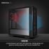DeepCool CG540 High Airflow Mesh Tempered Glass w/ 4 Fans Pre-Installed – Black