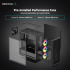 DeepCool CG540 High Airflow Mesh Tempered Glass w/ 4 Fans Pre-Installed – Black