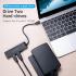 Vention Type-C to 4-Port USB 3.0 Hub with Power Supply Black 0.15M ABS Type Premium Quality