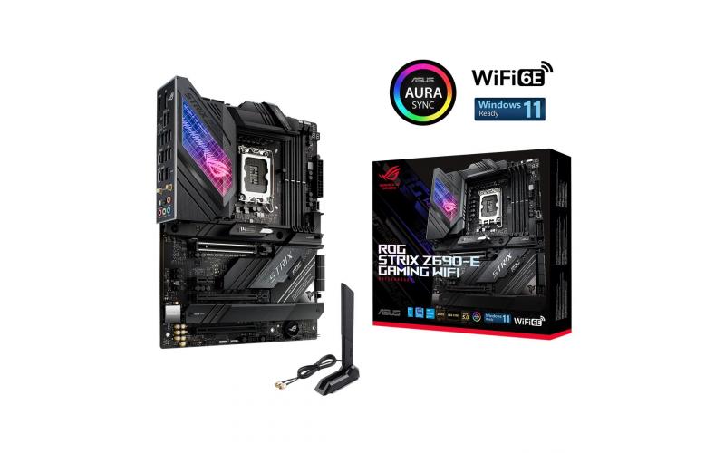 ASUS ROG Strix Z690-E WiFi 6E Intel 12th Gen Motherboard PCIe 5.0 DDR5 18+1 Power Stages