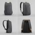 Kingsons Shoulders Bag Pack With External USB Port -Gray