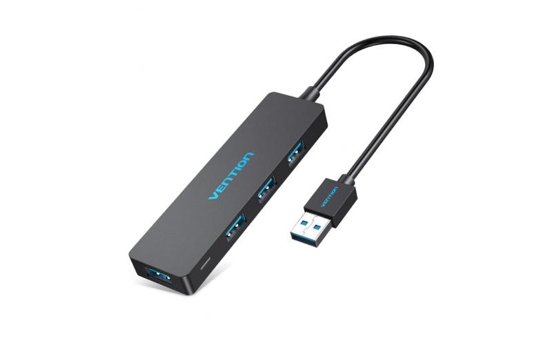 Vention 4 Ports USB3.0 HUB 0.15M Black Premium Quality