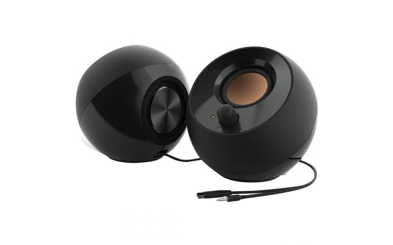 Creative Pebble 2.0 USB Powered Desktop Speakers – Black