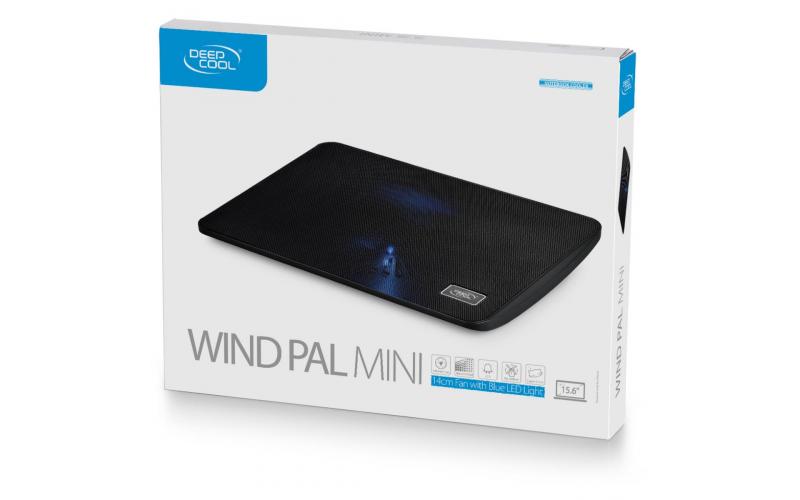 DeepCool Wind PAL 140mm Blue LED Fan Metal Mesh up to 15.6″ Notebooks