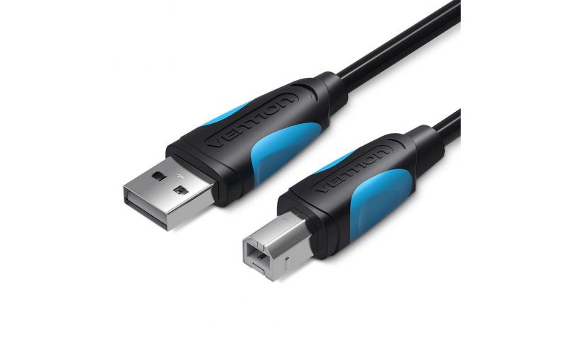 Vention USB2.0 A Male to B Male Print Cable 2M Black Premium Quality