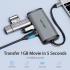 Vention Type-C to HDMI/USB3.0*3/PD Converter 0.15M Gray Metal Type Premium Quality