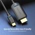 Vention Type-C to HDMI Cable 2M Black Premium Quality