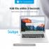 Vention USB-C Male to USB 3.0 Female OTG Adapter Gray Aluminum Alloy Type Premium Quality