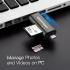 Vention USB3.0 Multi-function Card Reader Gray Metal Type Premium Quality