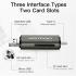 Vention USB3.0 Multi-function Card Reader Gray Metal Type Premium Quality