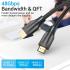 Vention Cotton Braided 8K HDMI Cable 3M Black Premium Quailty