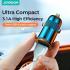Joyroom Dual USB Port Car Charger Mini Cigarette Lighter Adapter – Black