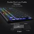 Redragon K621 Horus TKL RGB Mechanical Wire & Bluetooth & Wireless Low Profile Linear Red Switch – Black