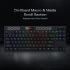 Redragon K621 Horus TKL RGB Mechanical Wire & Bluetooth & Wireless Low Profile Linear Red Switch – Black