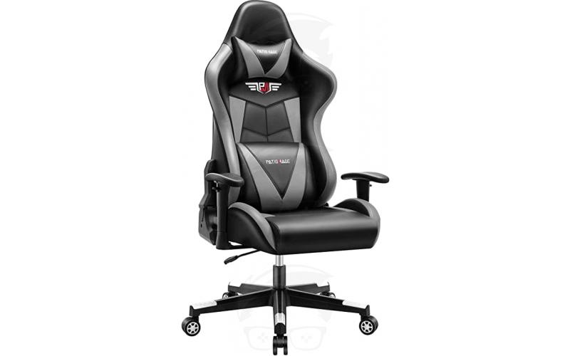 PATIOMAGE GAMING CHAIR (WHITE / GREY / RED )