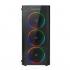 XIGMATEK Diamond ATX Black Acrylic Fan & ARGB Fan Control GAMING CASE