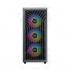 XIGMATEK LUX G SHADOW ATX Black Acrylic Fan & ARGB Fan Control GAMING CASE