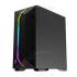 Xigmatek Gemini II Mini Tower case with tempered glass window and 3 RGB fans GAMING CASE