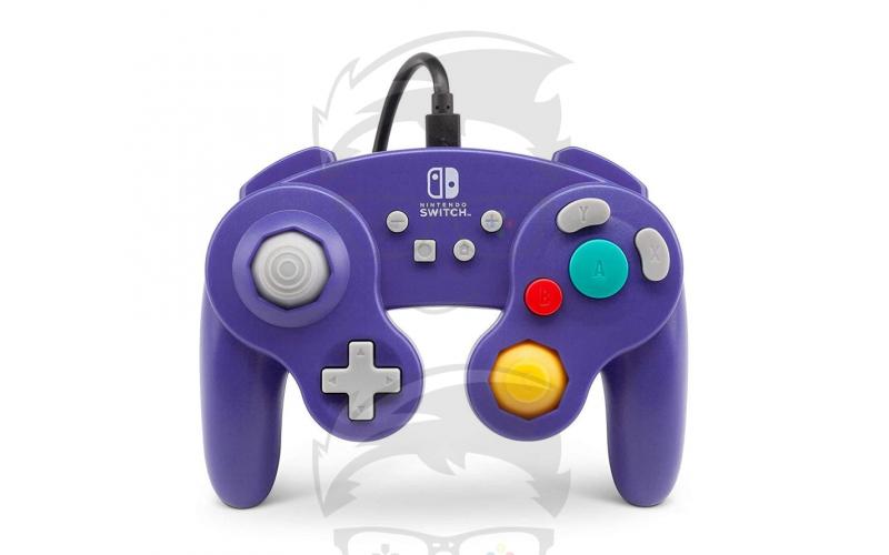 GameCube Style: Purple Wired Controller - Switch