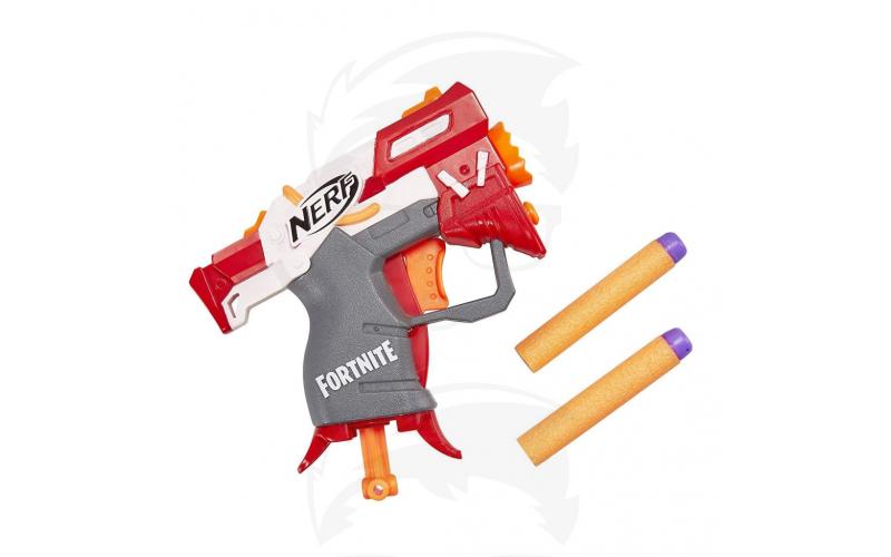 NERF Fortnite Ts Microshots Dart-Firing Toy Blaster & 2 Official Elite Darts