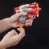 NERF Fortnite Ts Microshots Dart-Firing Toy Blaster & 2 Official Elite Darts