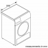 Condenser Dryer 8kg Serie 4 & Heat Pump A+ Wh