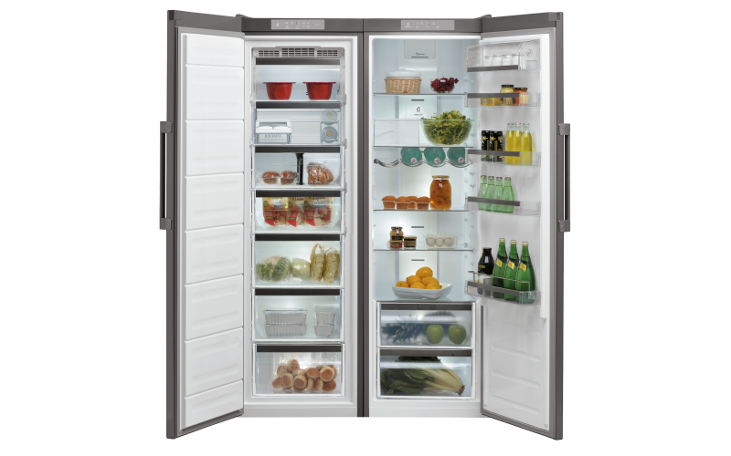 All Freezer 60cm 371lit A++ 6th Sense Internal Touch Display Inox
