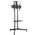 TV Wall Mount Bracket Stand With Media Shelf