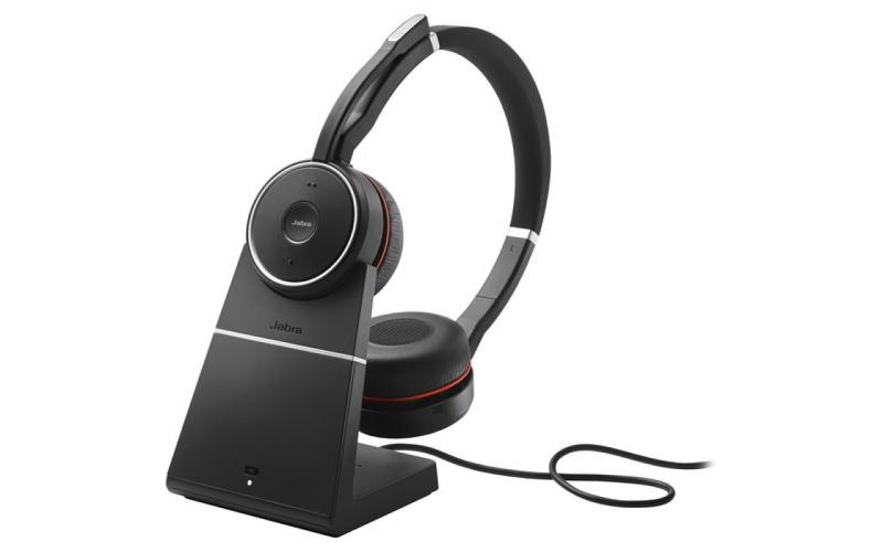Jabra Evolve 75 Headset with Charging Stand