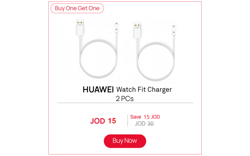 Two PCS HUAWEI WATCH Fit Charger