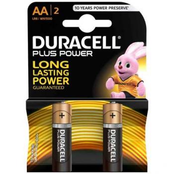 Duracell Plus Power Battery AA Pack Of 2 Pieces