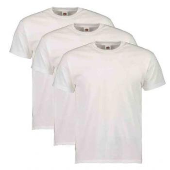 Fruit Of The Loom Men\'s Undershirt Size Small 3 Pieces White