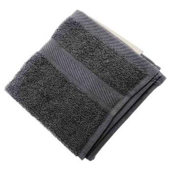 Face Towel 30 × 30 Cm Dark Grey
