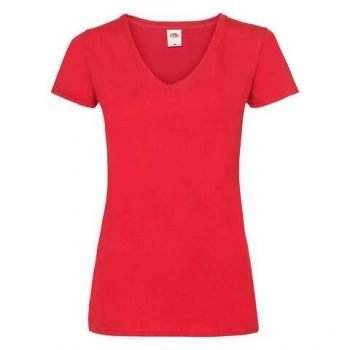 Fruit Of The Loom Women T-shirt Large Size Red