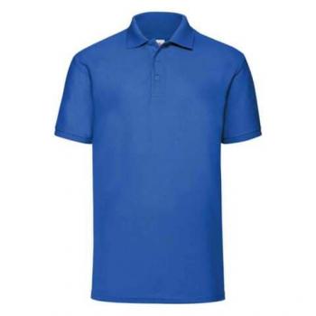 Fruit Of The Loom Men Polo T-shirt Large Size Royal Blue