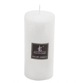 Candle Scented White Pillar Large