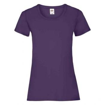 Fruit Of The Loom Women T-shirt Small Size Purple