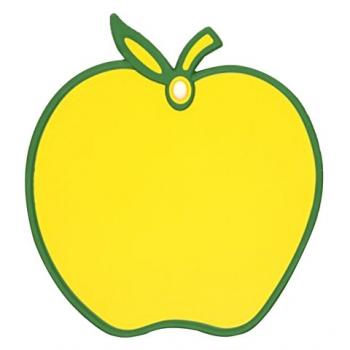 Gondol Cutting Board Non Slip Apple Design Yellow