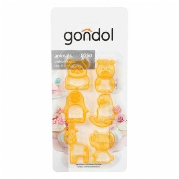 Gondol Animals Biscuit Moulds 6 Pieces