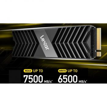 LEXAR  NM800 PRO 2TB M.2 NMVe SSD GEN 4 7500MB/s with Heatsink                        
                                                        LEXAR
