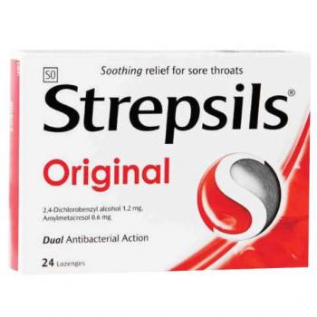 Strepsils Drops Soothing Effective Relief For Sore Throats Original 24 Lozenges