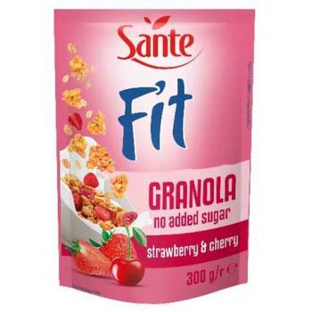 Sante Fit Granola Strawberry And Raspberry 300 Gram