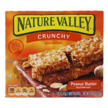 Nature Valley Bar Crunchy Granola Peanut Butter 253 Gram