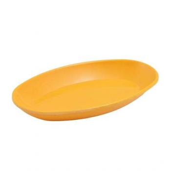 Wom Plate Melamine Yellow