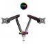 TWISTED MIND DAUL MONITOR SPRING-ASSISTED PRO GAMING MONITOR ARM WITH USB HUB RGB